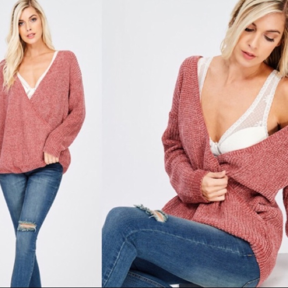 New Favorite Cozy Slouchy Knit Chenille Sweater - Picture 7 of 8